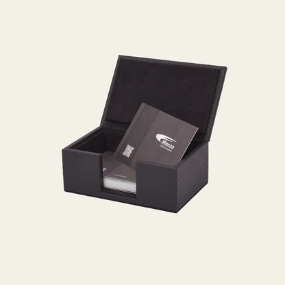 Leder-Visitenkartenbox – stilvoll & funktional