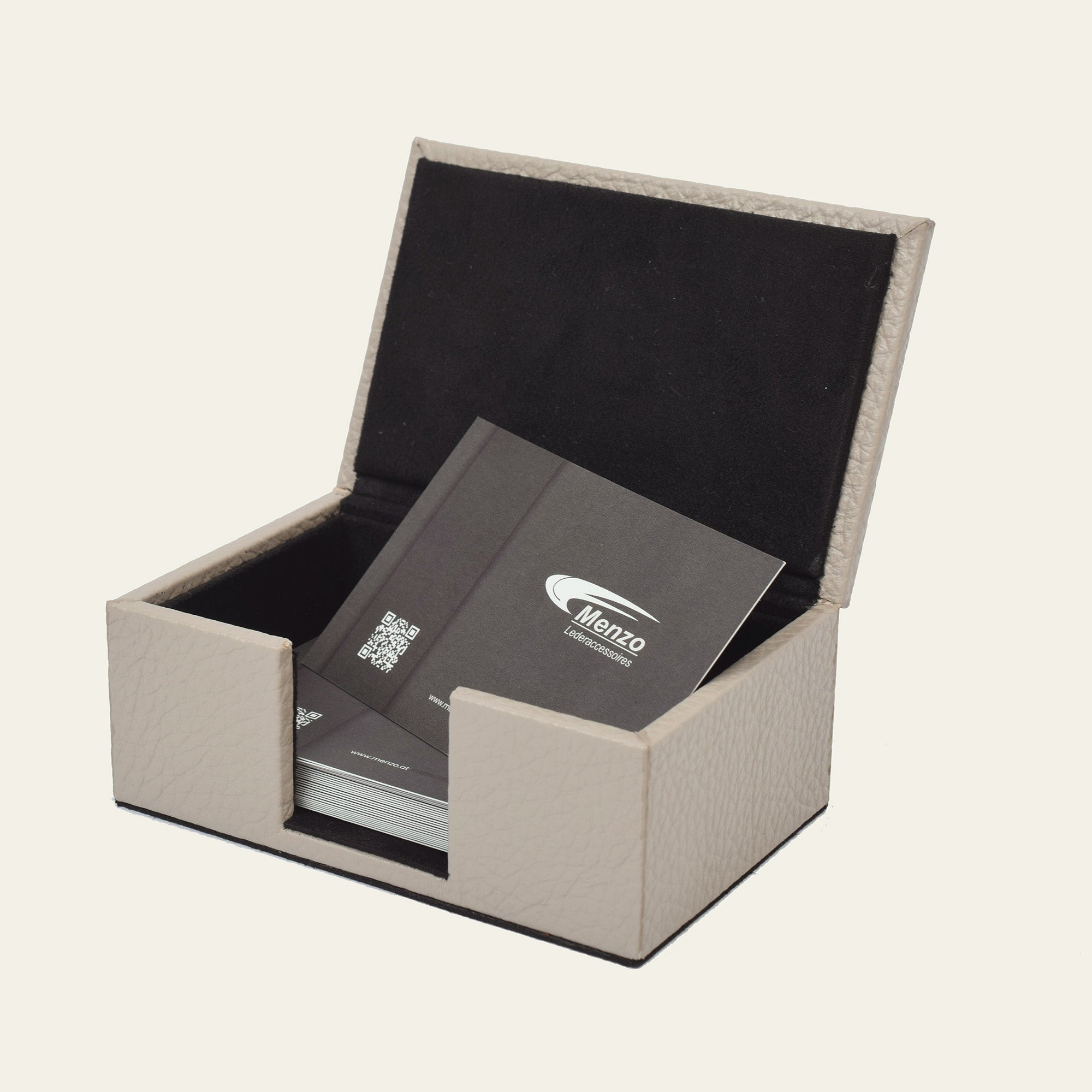 Leder-Visitenkartenbox – Stilvoll & Funktional