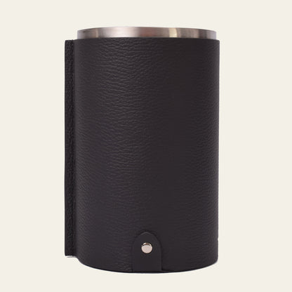 Weinkühler aus Leder mit Edelstahleinsatz – stilvolle Kühlung für Wein & Sekt