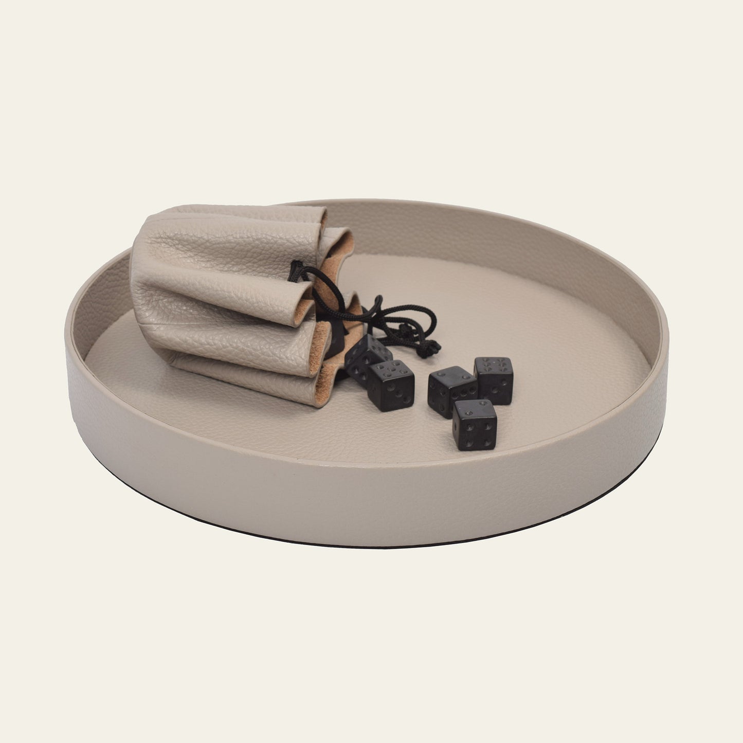 Leder-Würfeltablett – stilvoller Untergrund für Spiel & Ordnung