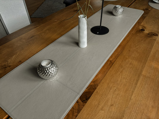 Tischläufer mit Ziernähten – 120 × 34 cm